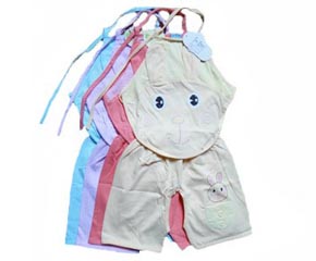 比比樂(lè)小兔子肚兜短褲