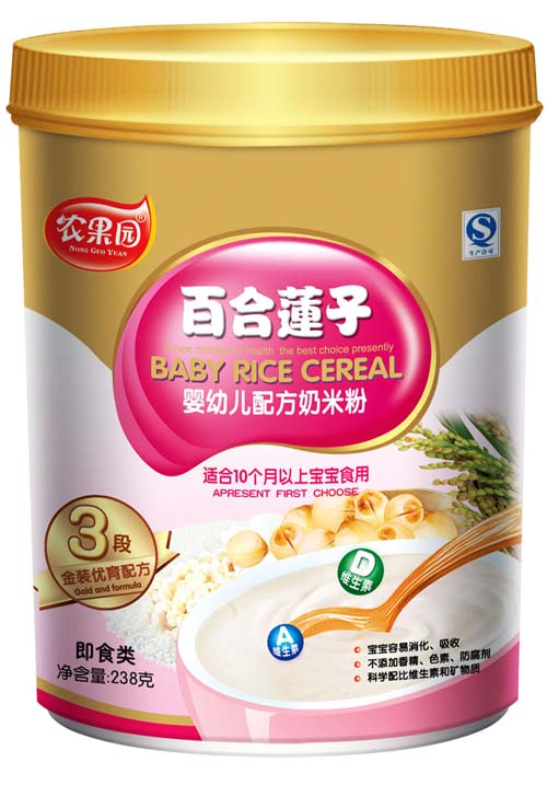 農果園百合蓮子配方奶米粉