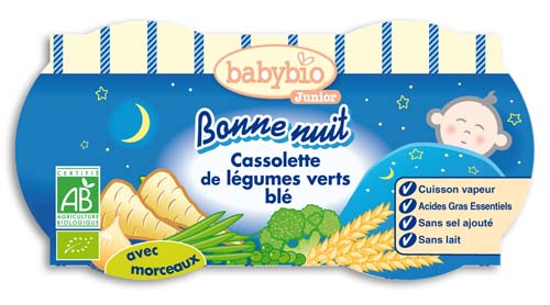 babybio綠色蔬菜小麥米粉