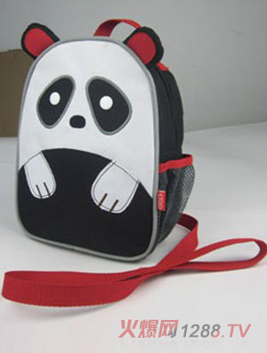 潤子二合一動物學(xué)行袋(熊貓)