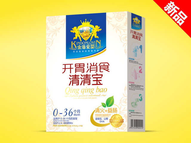 金盾愛嬰清清寶大盒-開胃消食