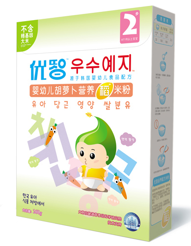 優(yōu)智yingye胡蘿卜稻米粉盒裝