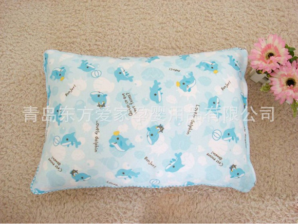 哈尼寶貝兒童枕藍
