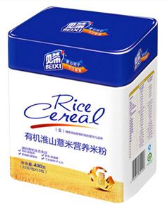 貝希有機(jī)淮山薏米營養(yǎng)米粉聽裝