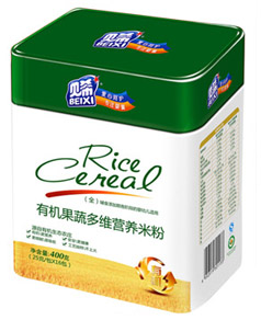 貝希有機(jī)果蔬多維營養(yǎng)米粉聽裝