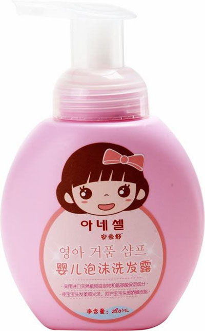 安奈舒嬰兒泡泡洗發(fā)露