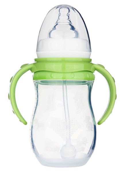 淘寶樂(lè)熊貓硅膠奶瓶300ml