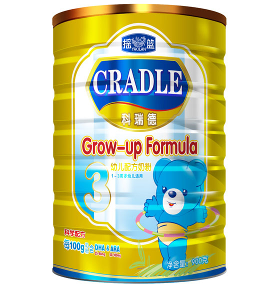 搖籃科瑞德youe配方奶粉3段聽(tīng)裝