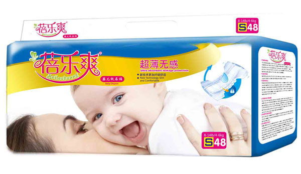 蓓樂爽超薄無(wú)感嬰兒紙尿褲S碼48片