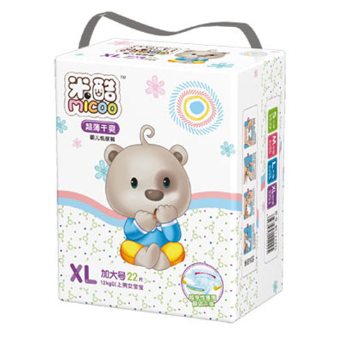米酷超薄干爽yinge紙尿褲(加大號(hào))