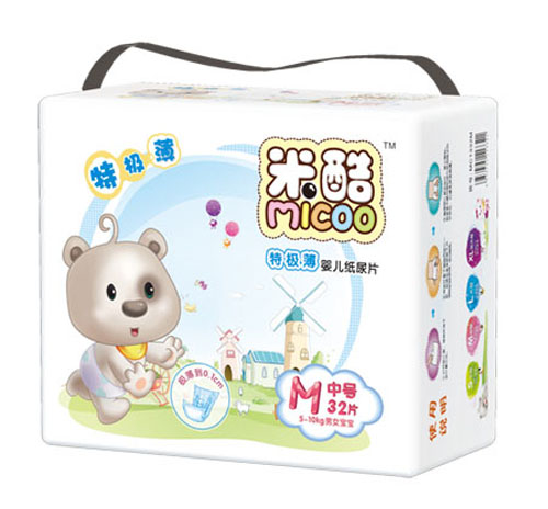 米酷特極薄yinge紙尿片(中號)