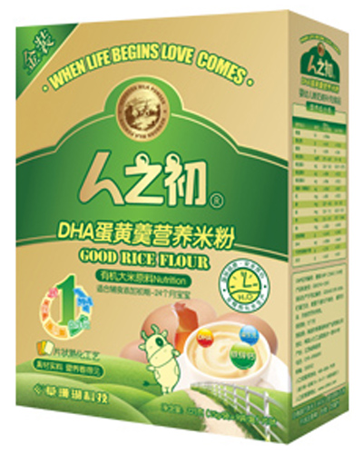 人之初yingeDHA蛋黃羹米粉1段盒裝