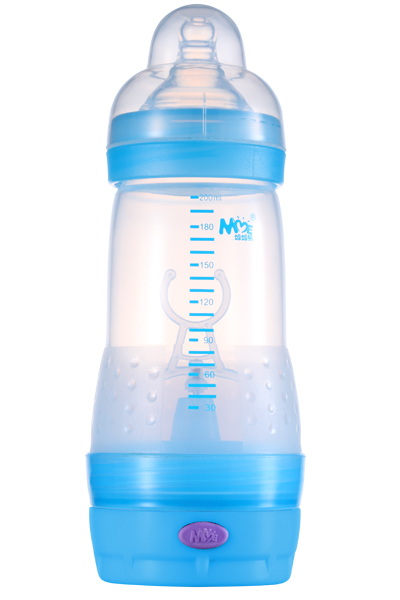 媽媽易攪拌奶瓶新款綠色