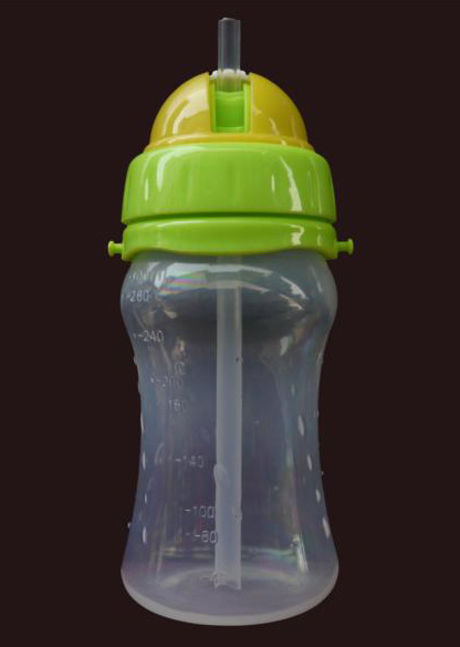 貝樂(lè)硅膠吸管自動(dòng)水杯