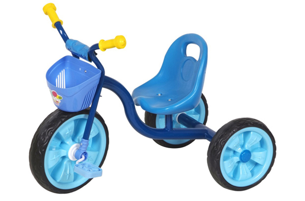 金六一藍(lán)色三輪童車(chē)