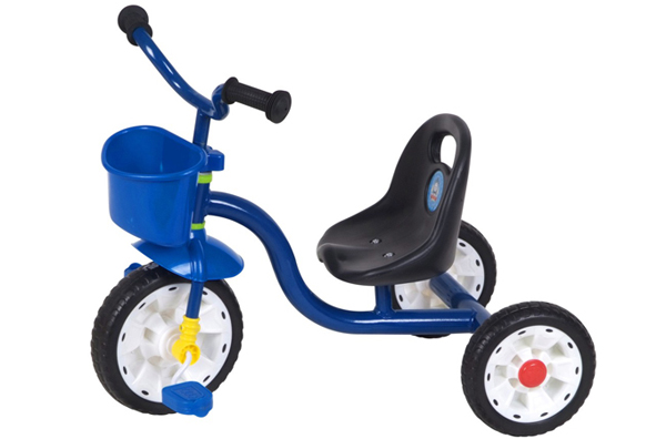 金六一藍(lán)色簡(jiǎn)易三輪童車