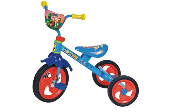 金六一卡通三輪童車