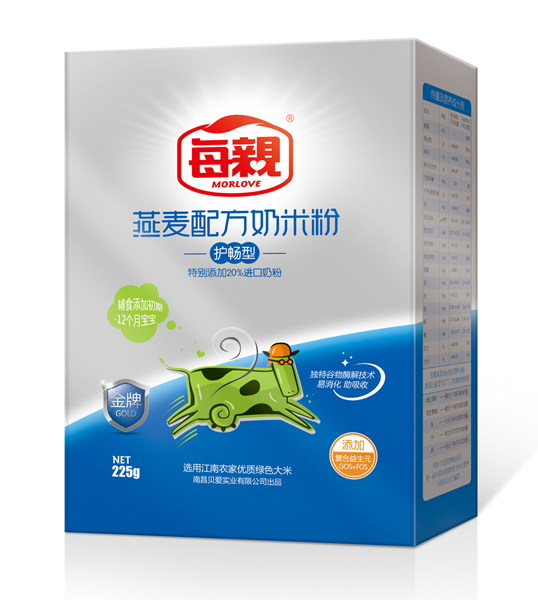 每親護(hù)暢型燕麥配方奶米粉