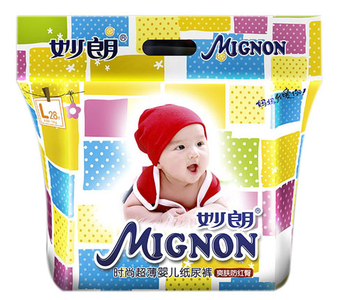 妙朗時尚超薄yinge紙尿褲L28片