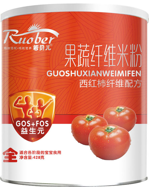 若貝兒西紅柿纖維配方果蔬多維米粉全段