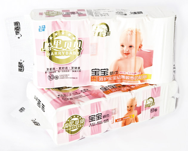 哈里貝貝寶寶紙巾10卷