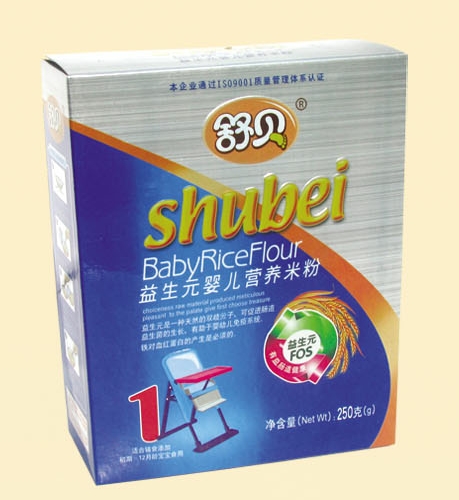 舒貝盒裝益生元嬰兒營(yíng)養(yǎng)米粉1段
