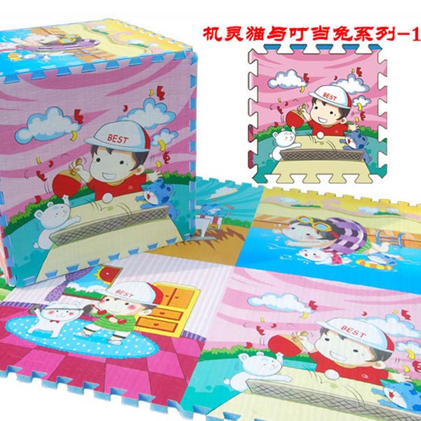 貝博氏扣扣2公分拼圖爬行墊