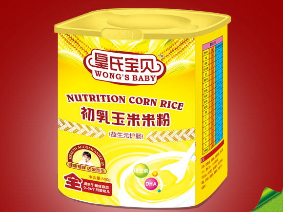 皇氏寶貝益生元護(hù)腸初乳玉米米粉