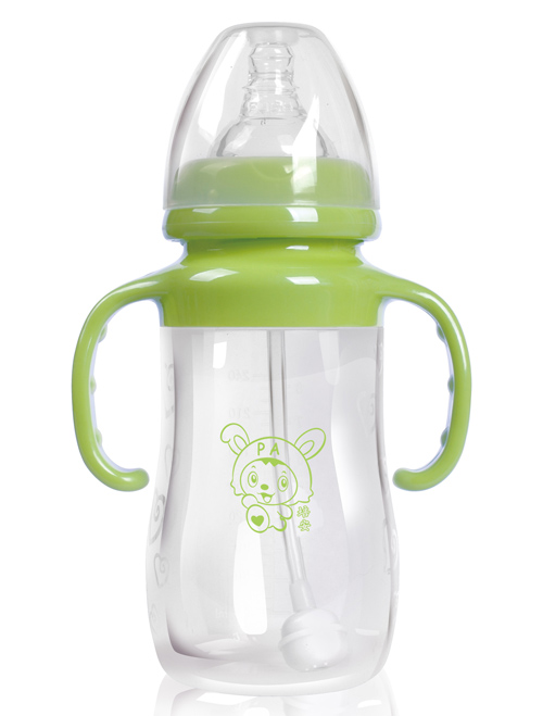 培安240ml寬口徑硅膠奶瓶