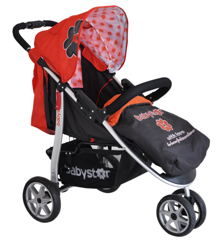 貝之星嬰兒推車(chē)T3020型黑色