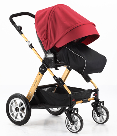 艾珈壹嬰兒推車紅色