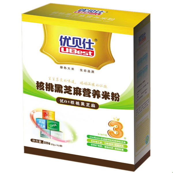 優(yōu)貝仕核桃黑芝麻營(yíng)養(yǎng)米粉