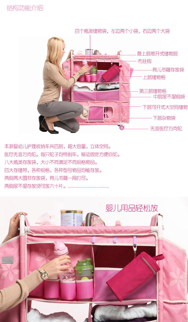 嬰幼兒護理收納車太陽花2_01