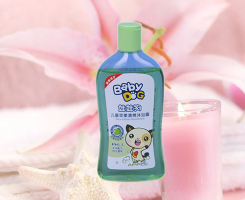 娃娃狗兒童蘋果清爽沐浴露