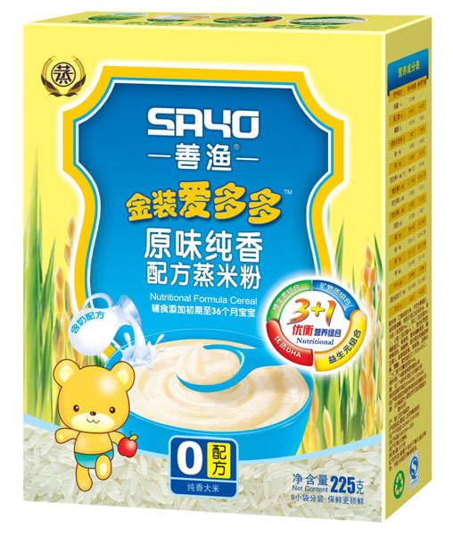 善漁金裝愛(ài)多多原味純香配方蒸米粉