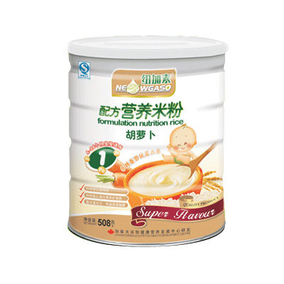 紐加素1段胡蘿卜營養(yǎng)米粉