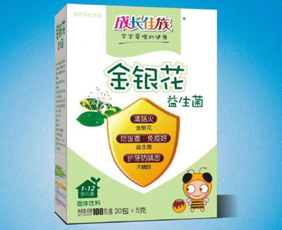 成長(zhǎng)佳族金銀花益生菌沖劑