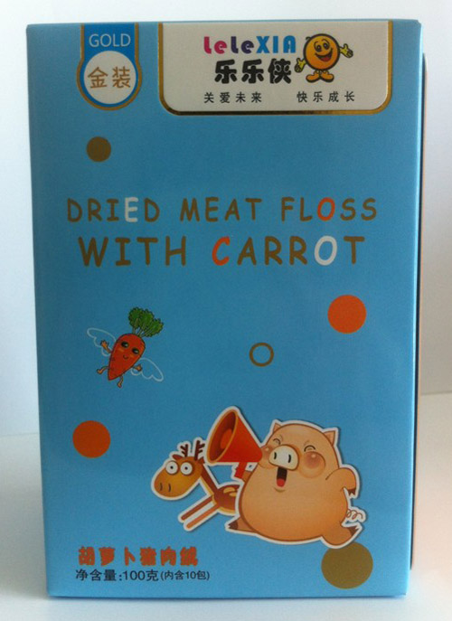 樂樂俠胡蘿卜豬肉絨100g