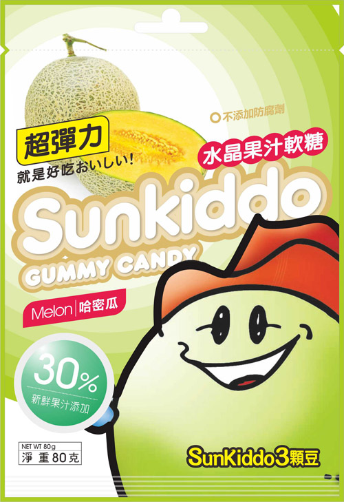 sun kiddo哈密瓜QQ軟糖