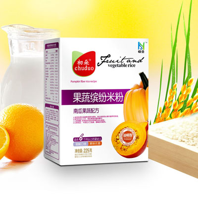 初朵盒裝南瓜果蔬配方米粉