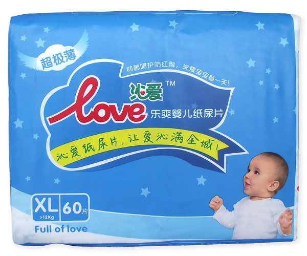 沁愛(ài)樂(lè)爽嬰兒紙尿片XL60片