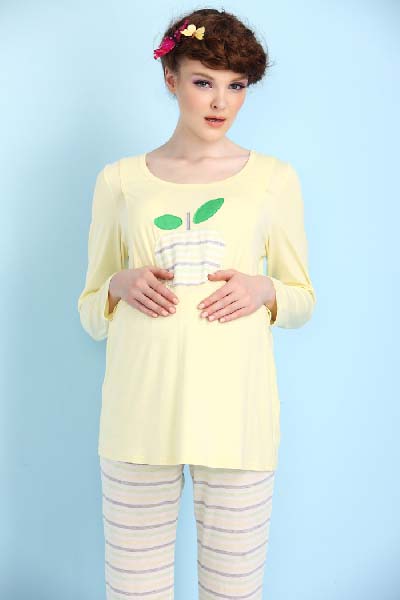 媽媽和我可愛卡通孕婦裝