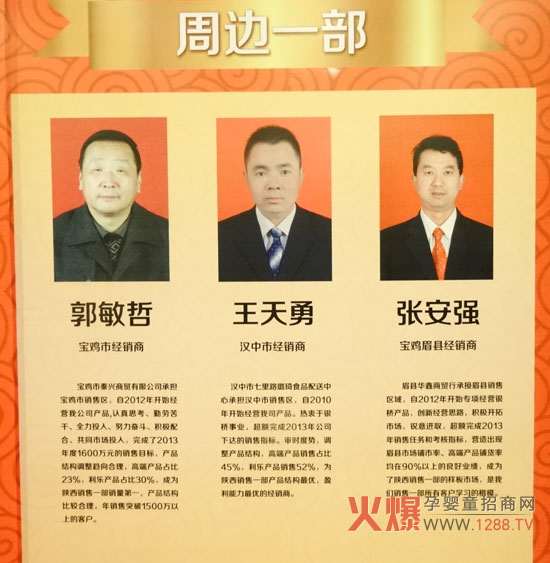 2014銀橋乳業(yè)經(jīng)銷商答謝會之常溫事業(yè)部十大金牌經(jīng)銷商
