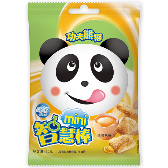 功夫熊貓蛋黃味夾心智慧棒