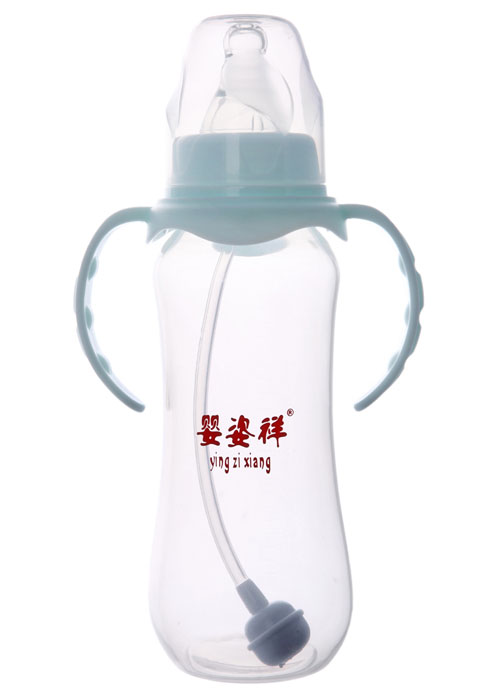 嬰姿祥標(biāo)口雙耳自動圓弧奶瓶240ML