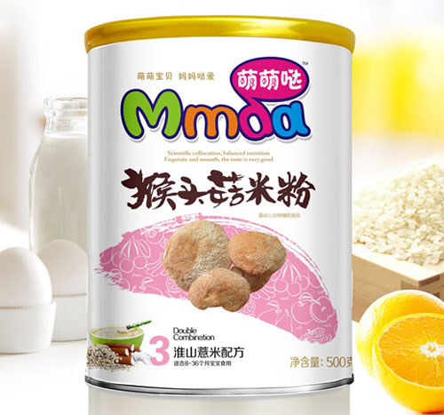 萌萌噠500克紙聽(tīng)淮山薏米猴頭菇米粉