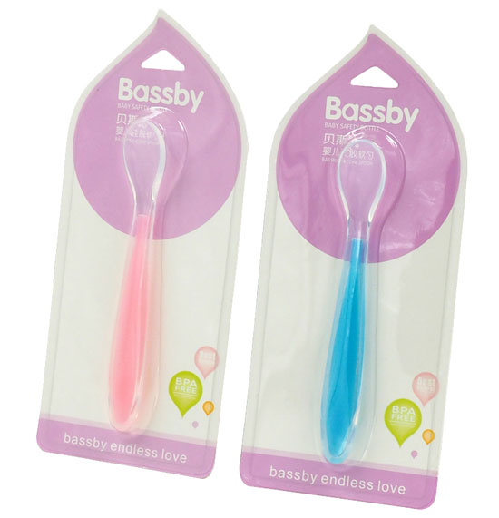 貝斯比嬰兒全硅膠勺
