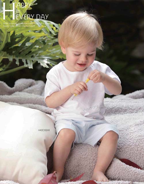 快樂(lè)城堡男童套裝夏