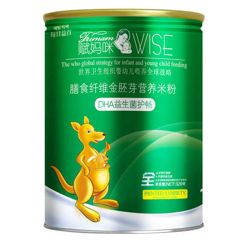 賦媽咪DHA益生元護暢膳食纖維金胚芽米粉全段