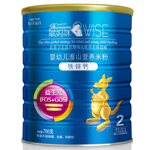 賦媽咪鐵鋅鈣yingye淮山營養(yǎng)米粉2段